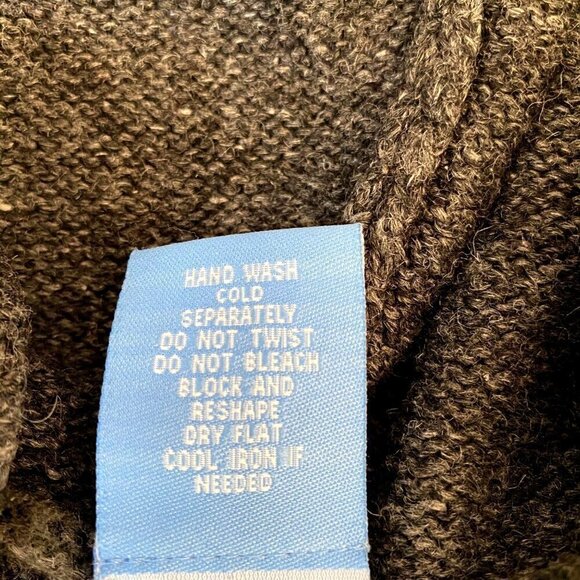 By Next Era Wool Blend Hoodie Sweater Multi Colored Striped Pattern Academia- M - Picture 6 of 8